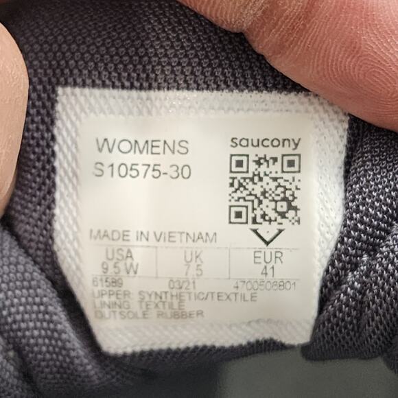 Saucony Shoes Sneakers Women 9.5W Formfit Grey Echelon 8 PWRRun Running Athletic - Picture 7 of 16